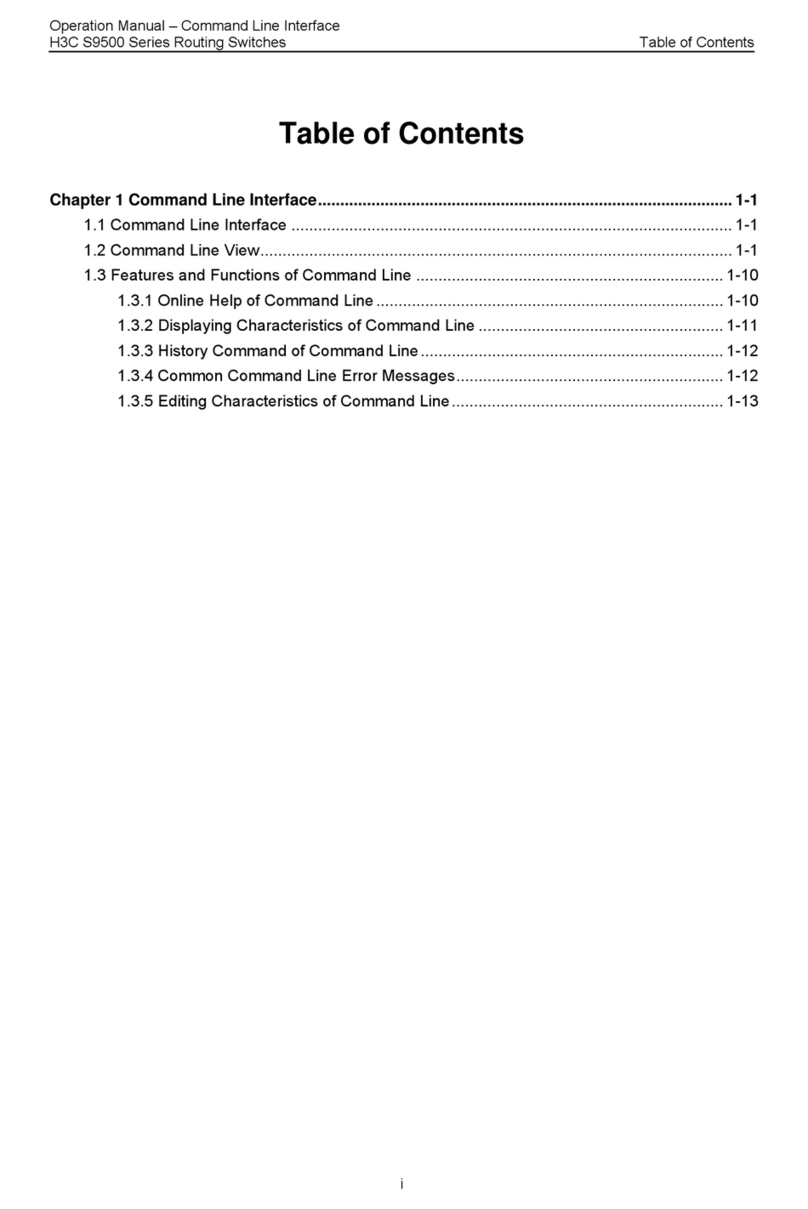 H3C S9500 Series Operation manual