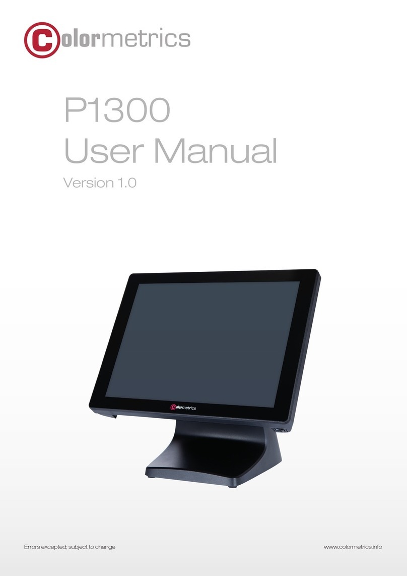 Colormetrics P1300 User manual
