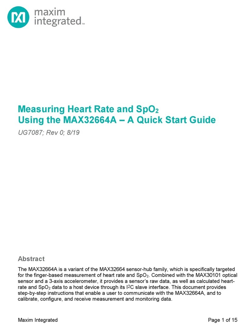 Maxim Integrated MAX32664A quick start guide