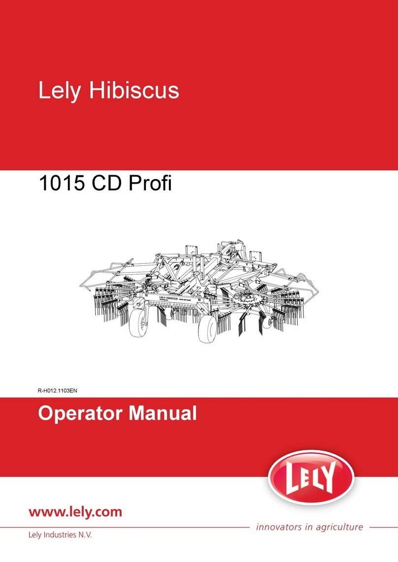 LELY 1015 CD Profi Operator's manual