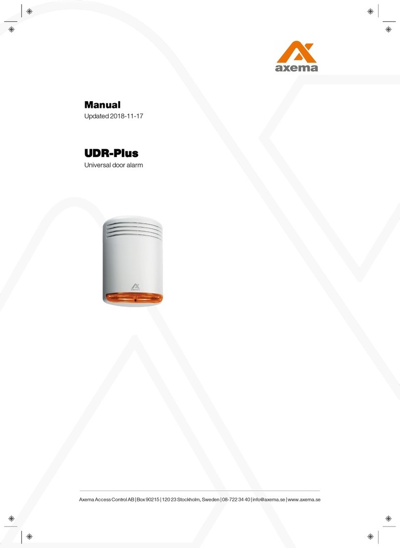 Axema UDR-Plus manual