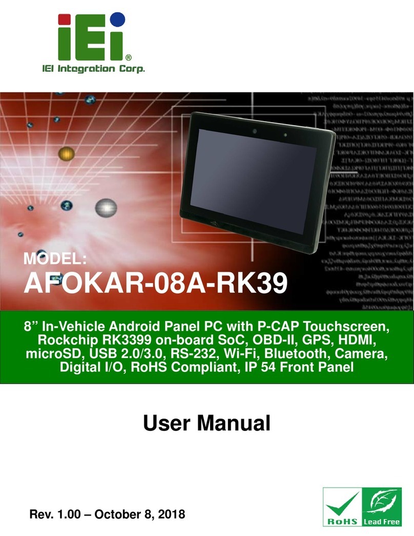 IEI Technology AFOKAR-08A-RK39 user manual