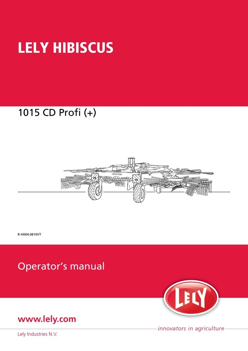 LELY 1015 CD Profi Operator's manual