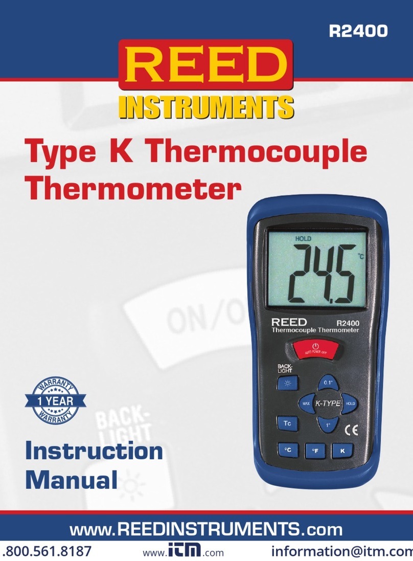 Reed Instruments R2400 instruction manual