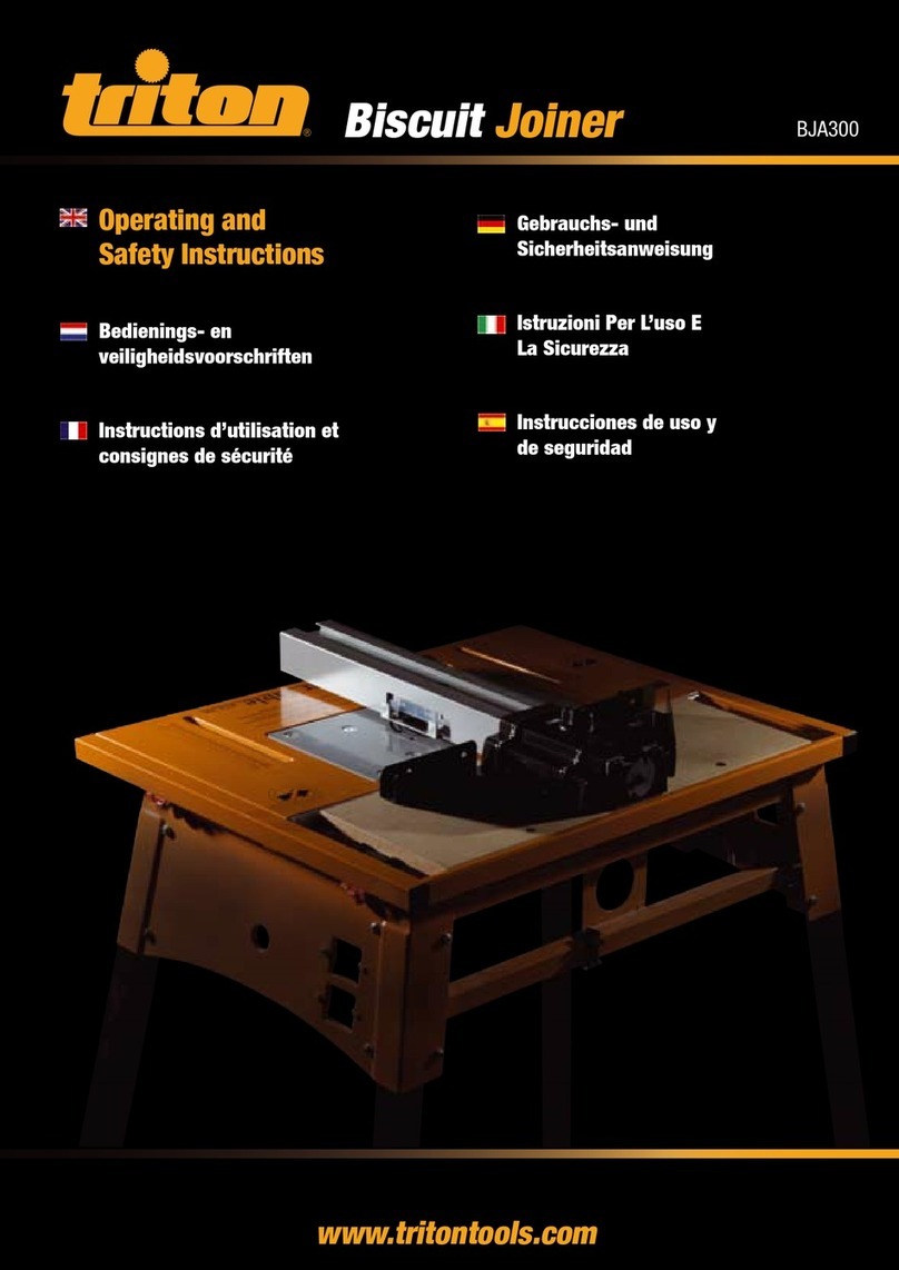 Triton BJA 300 Quick guide