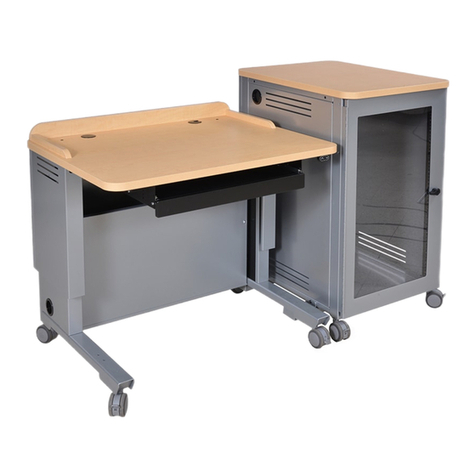 Spectrum Industries Freedom One eLift Lectern 55357 owner's manual