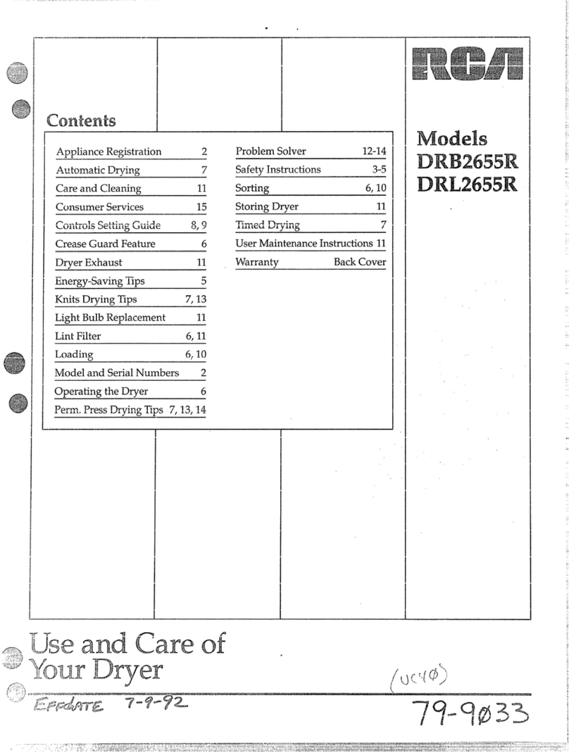 RCA DRB2655R Installation instructions