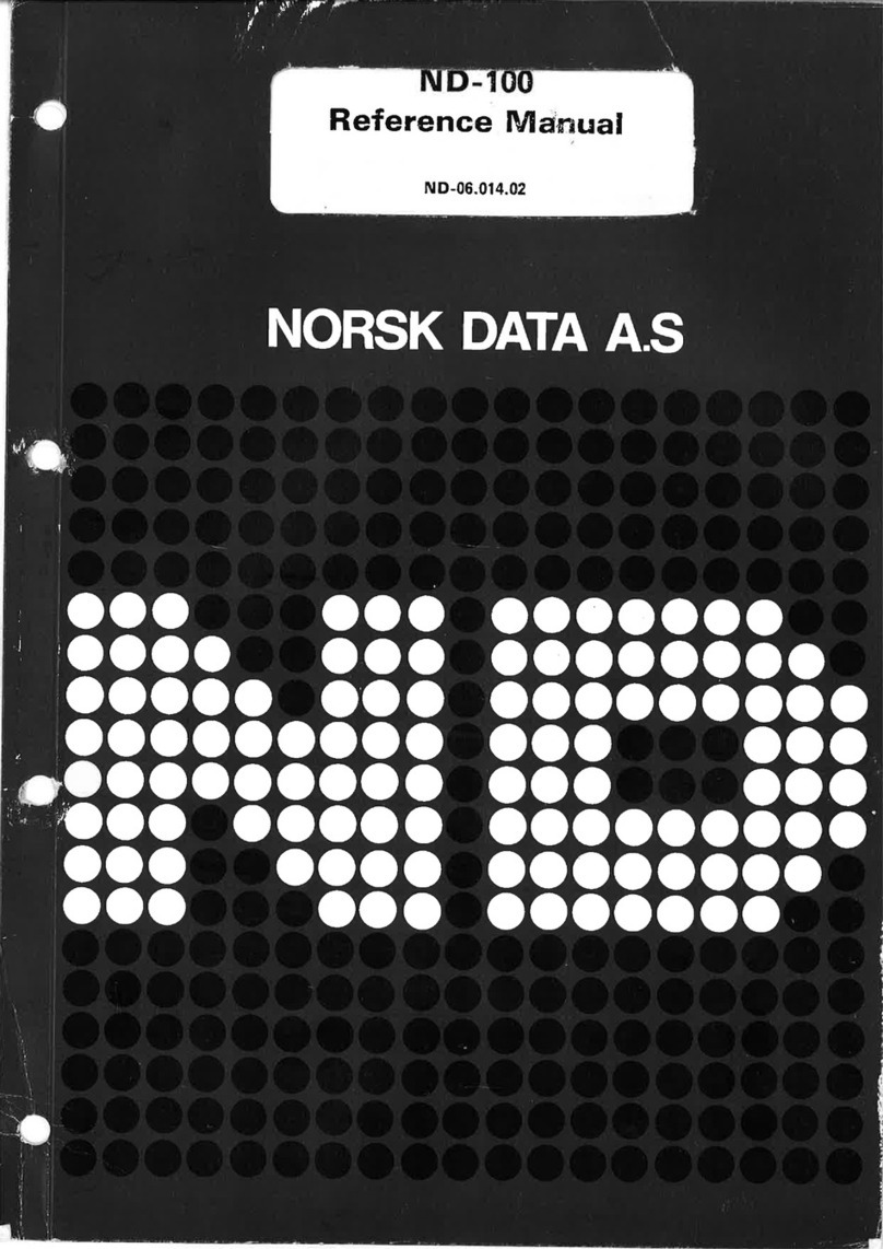 Norsk Data ND-100 User manual