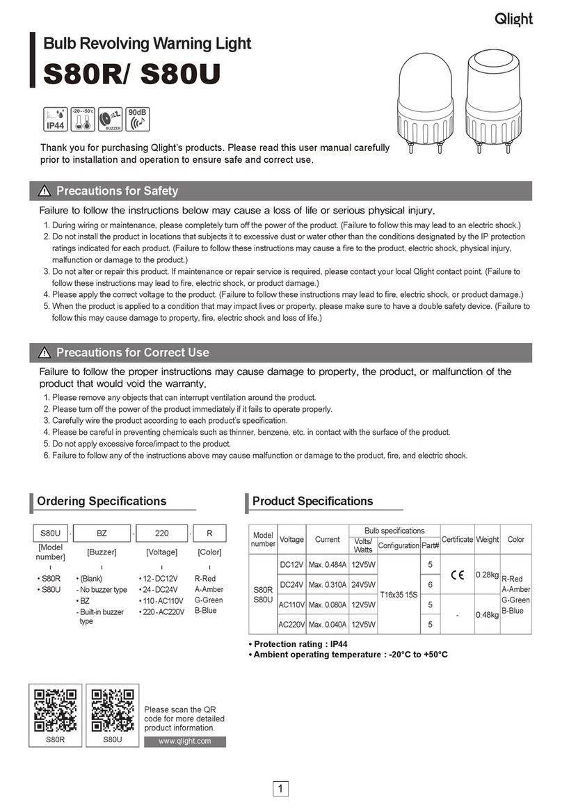 Qlight S80R quick start guide
