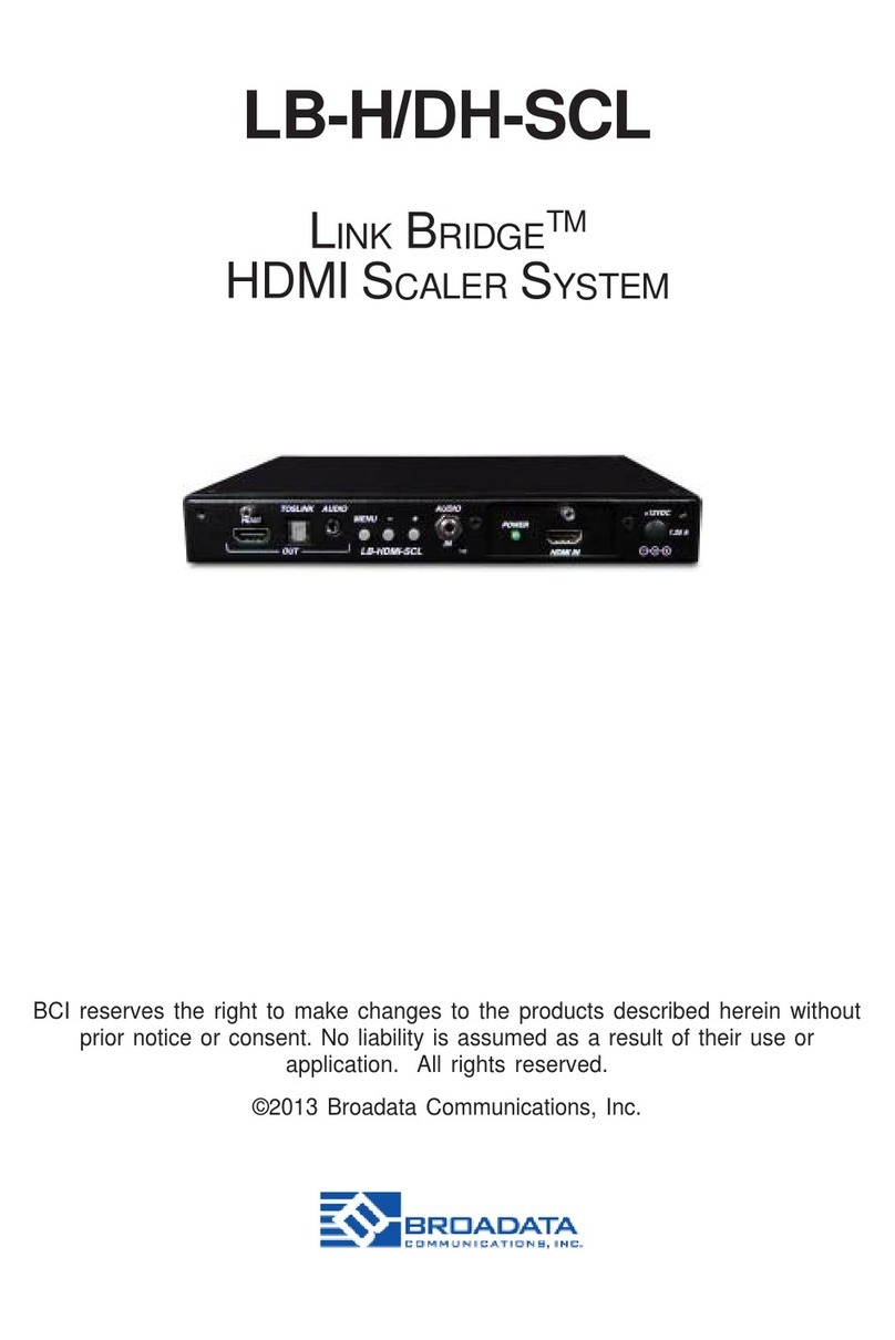 Broadata Link Bridge LB-H/DH-SCL user manual