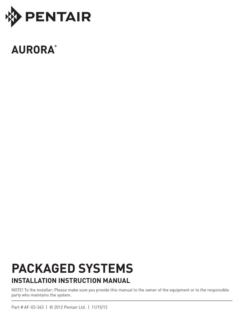 Pentair AURORA PACKAGED SYSTEMS Service manual