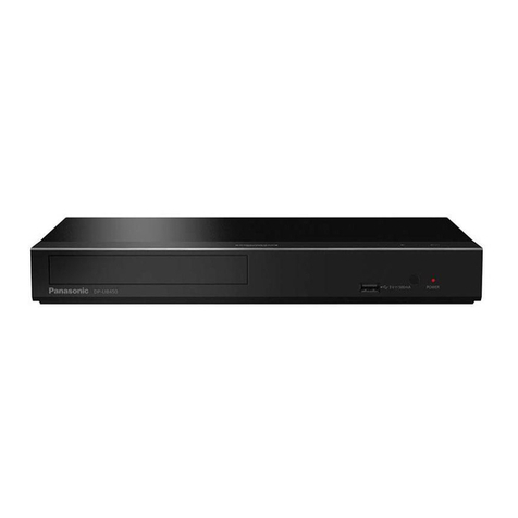 Panasonic UltraHD DP-UB450 User manual
