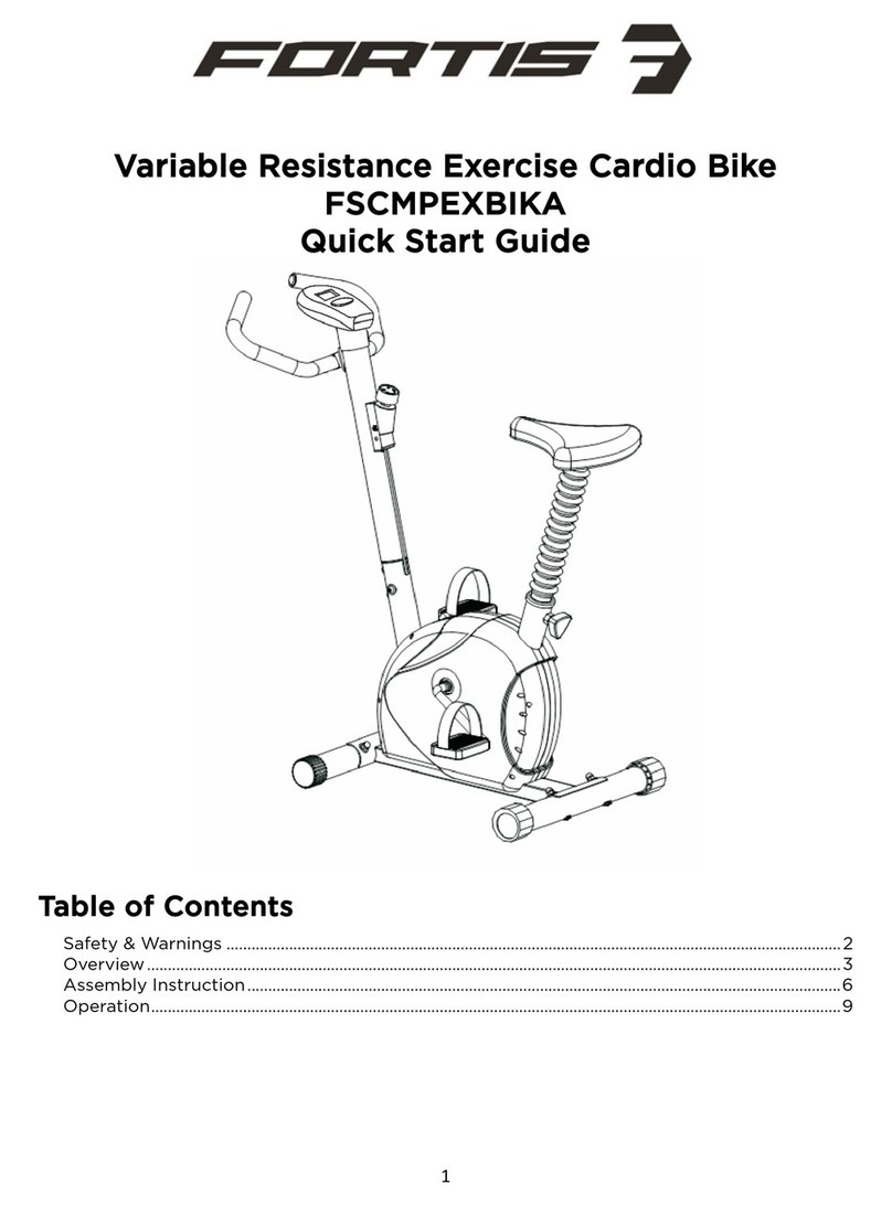 Fortis FSCMPEXBIKA quick start guide