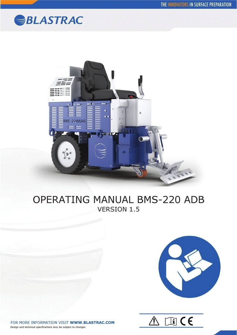 Blastrac BMS-220 ADB operating manual