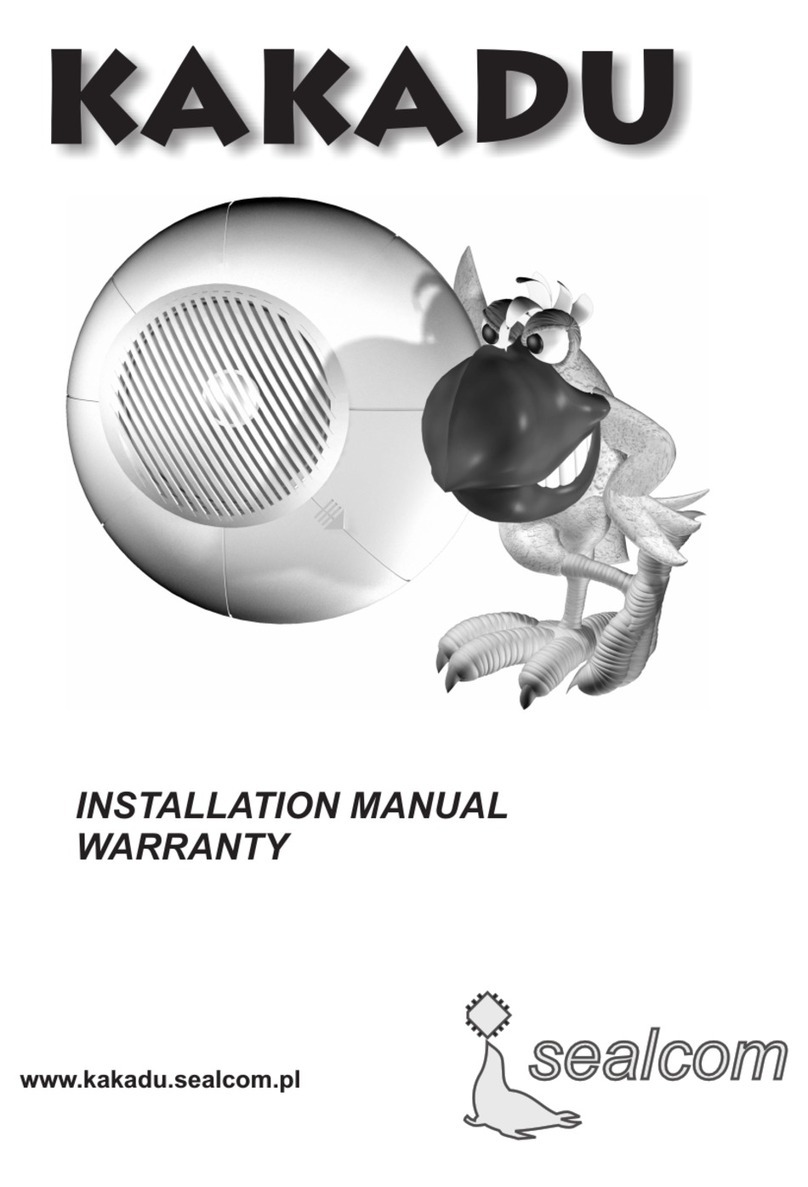 Sealcom KAKADU User manual
