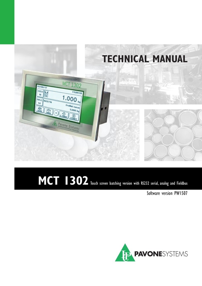 Pavone Systems MCT 1302 User manual