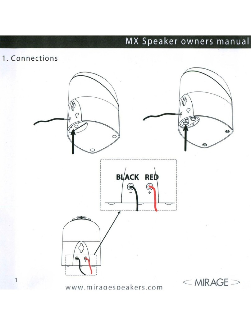 Mirage MX User manual Mirage MX User manual