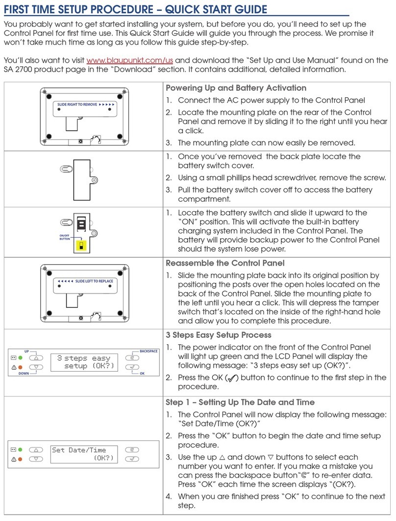 Blaupunkt SA 2700 User manual