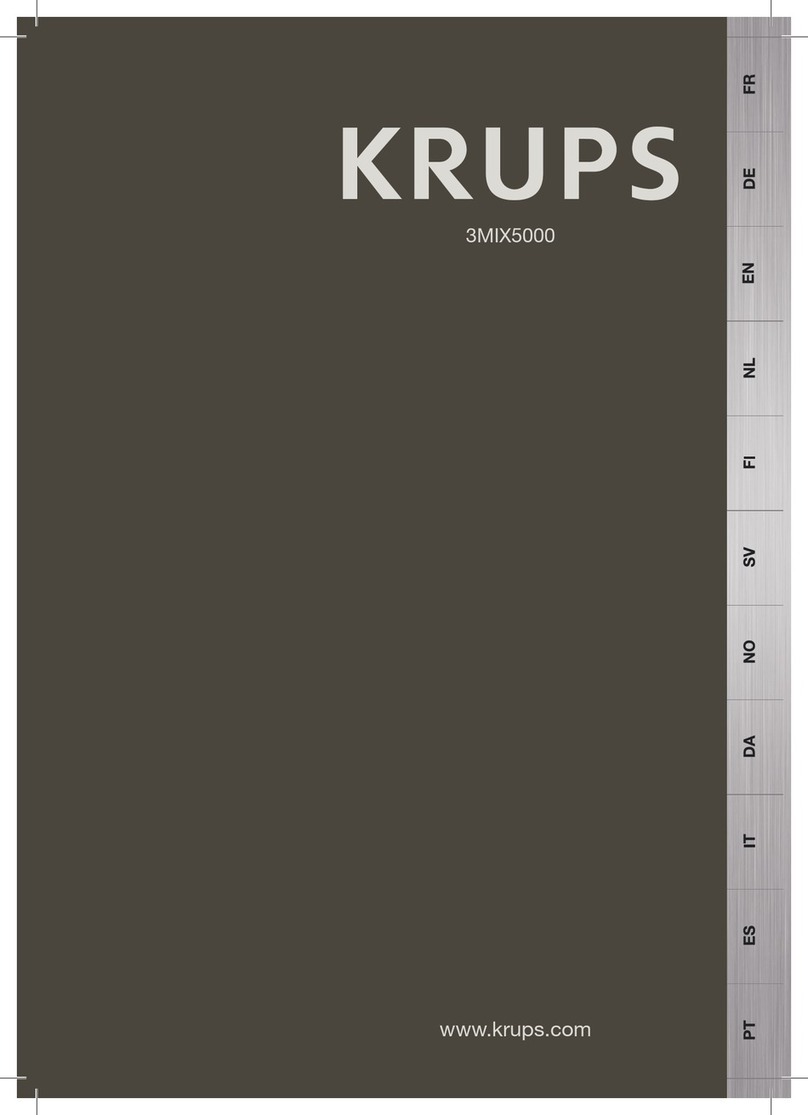 Krups 3 MIX 5000 Series User manual