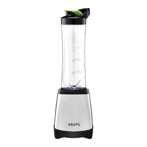 Krups SMOOTHIE TO GO PERFECT MIX 2000 KB204D... User manual