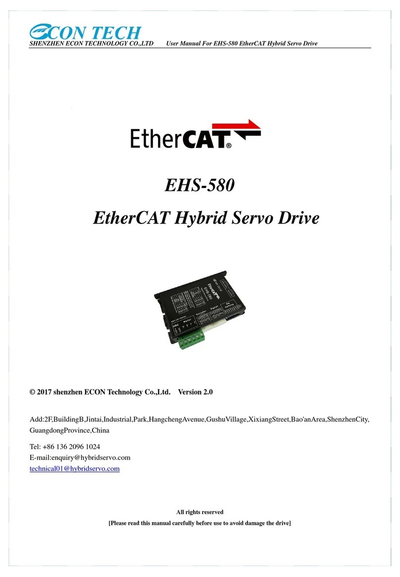 Econ EtherCAT EHS-580 user manual