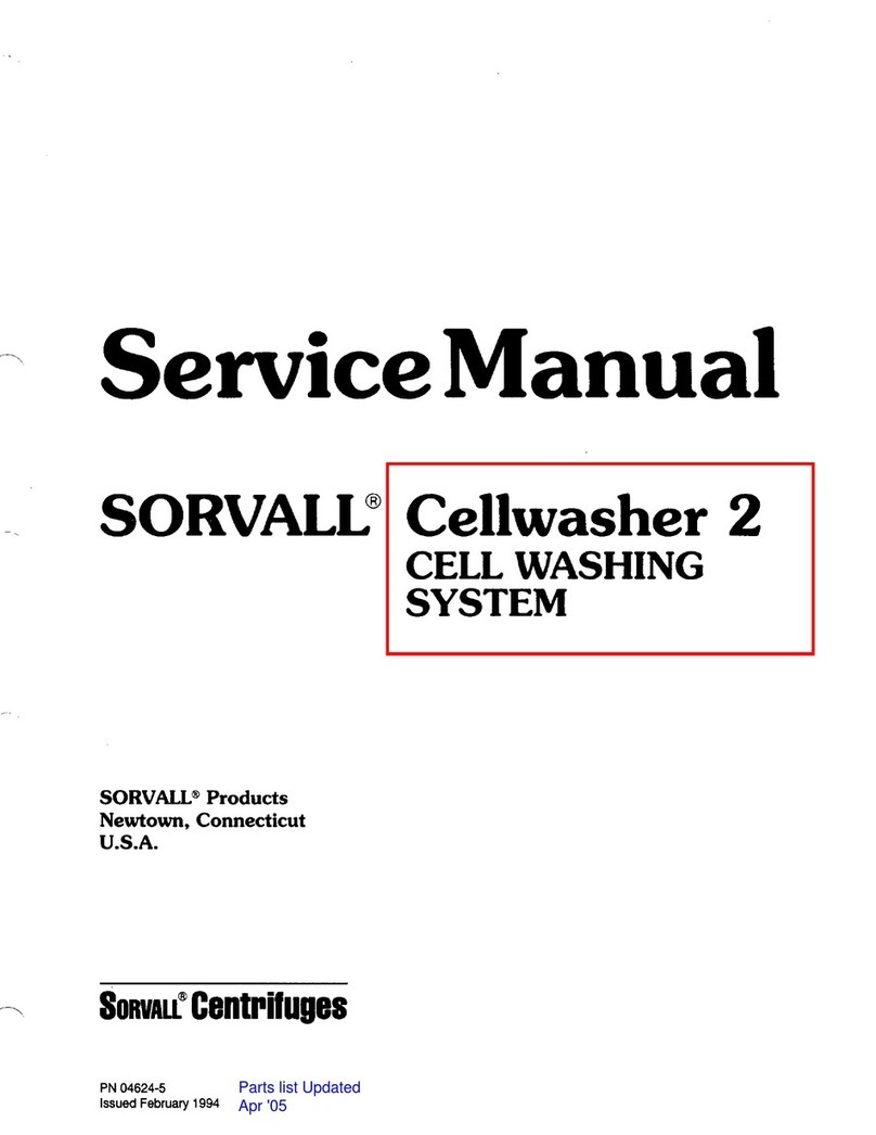 Sorvall Cellwasher 2 Service manual