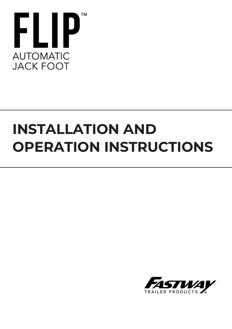 Fastway FLIP 88-00-4500 Installation and operation instructions