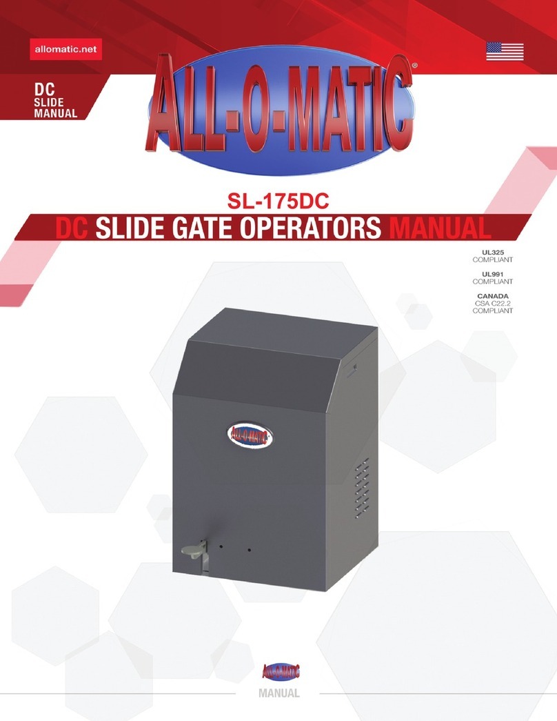 ALLOMATIC SL-175DC manual