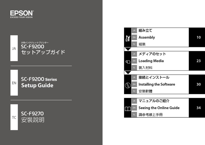 Epson SC-F9200 series User manual