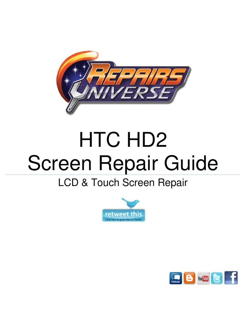 HTC HD2 Assembly instructions HTC HD2 Assembly instructions
