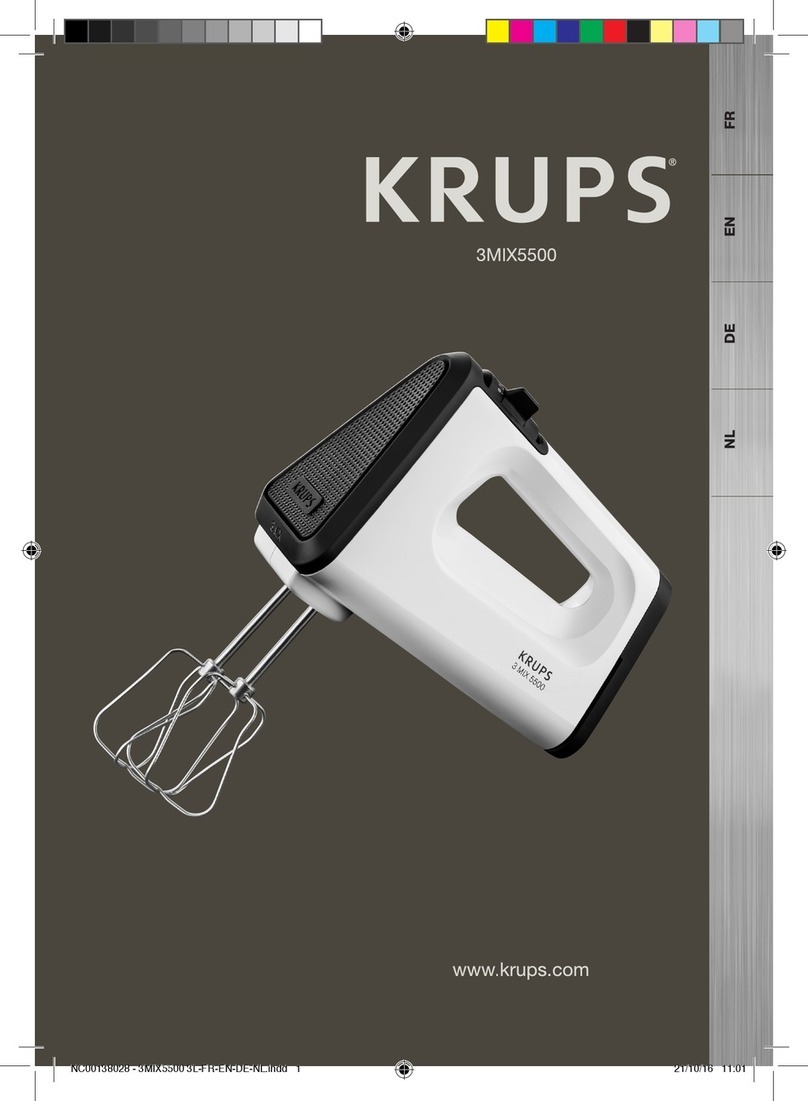 Krups 3 MIX 5500 Series manual