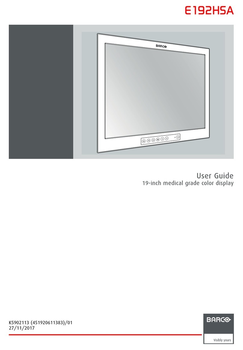 Barco E192HSA User manual