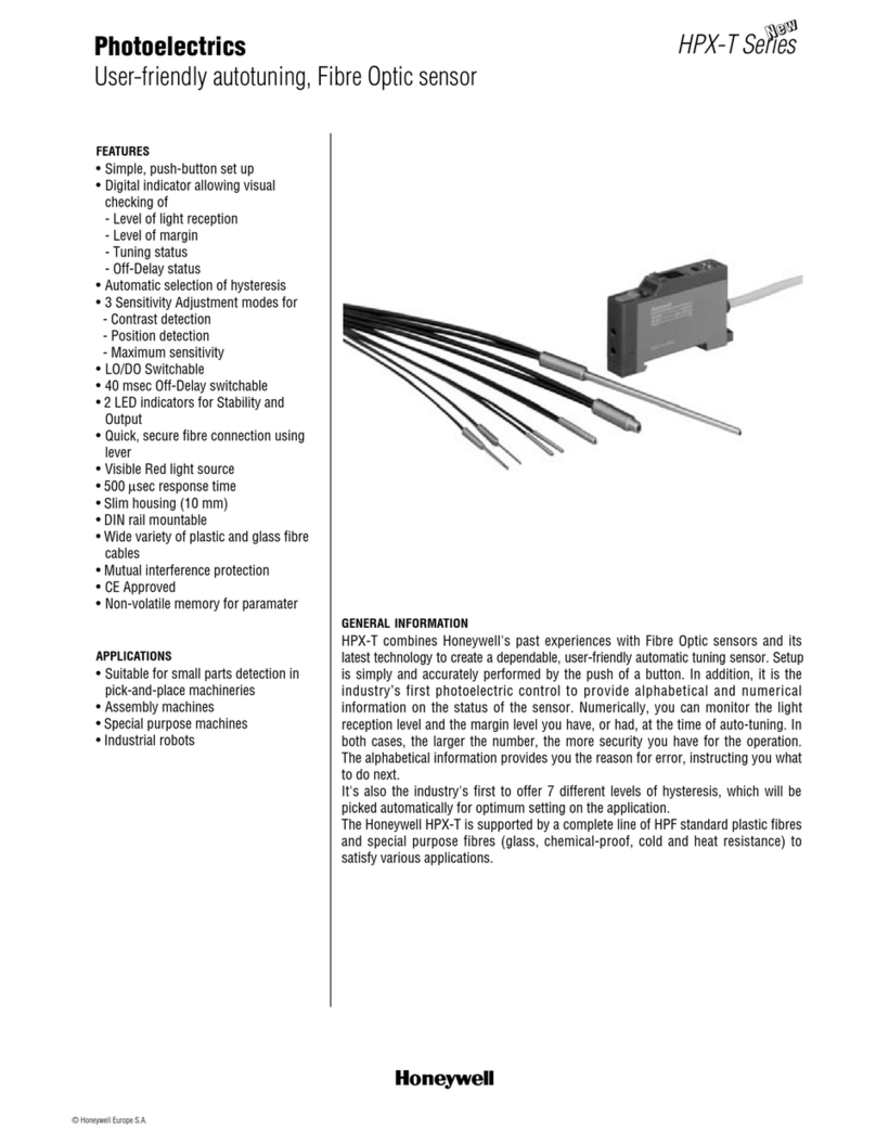 Honeywell HPX-T Series User manual