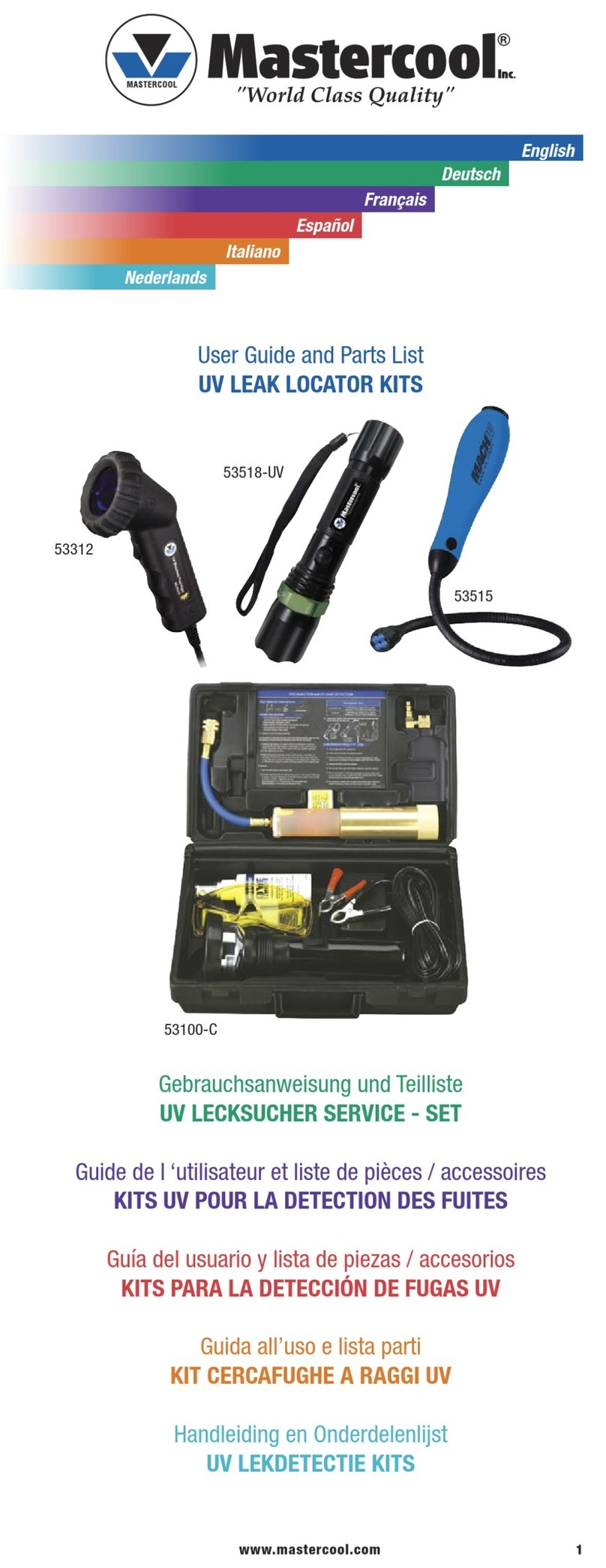 Master cool 53312 User manual