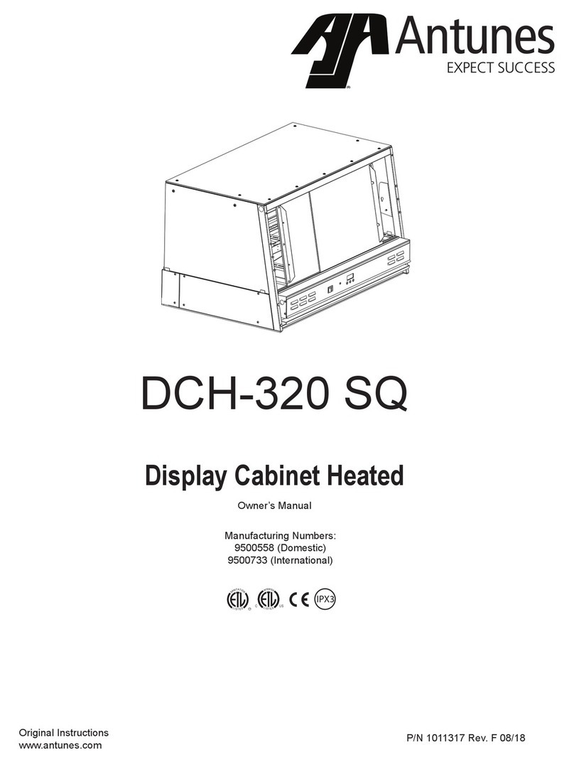 Antunes DCH-320 SQ owner's manual