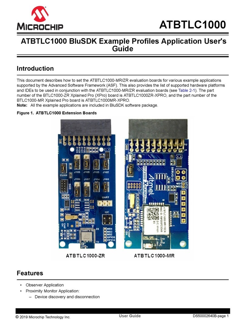 Microchip Technology ATBTLC1000 Series user guide