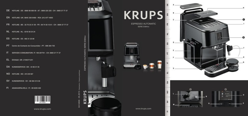Krups ESPRESSO AUTOMATIC EA8421 Series manual