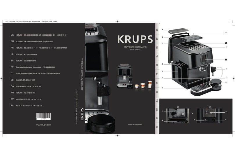 Krups ESPRESSO AUTOMATIC EA84 Series User manual