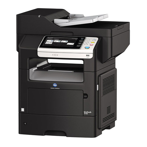Konica Minolta bizhub 4750 User manual