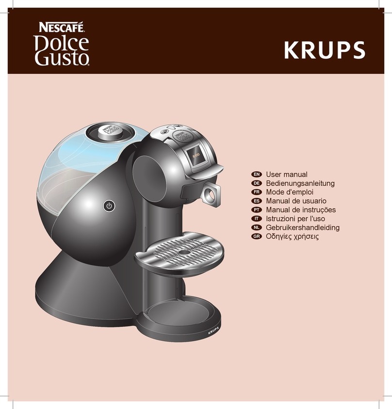 Krups NESCAFE DOLCE GUSTO CREATIVA+ KP260940 User manual