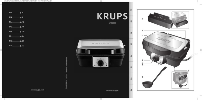 Krups BRUXELLES WD6008 Series User manual