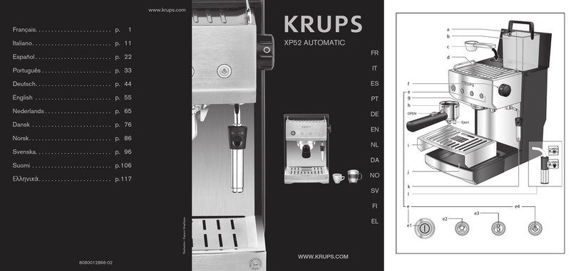 Krups AUTOMATIC X52 Series User manual Krups AUTOMATIC X52 Series User manual