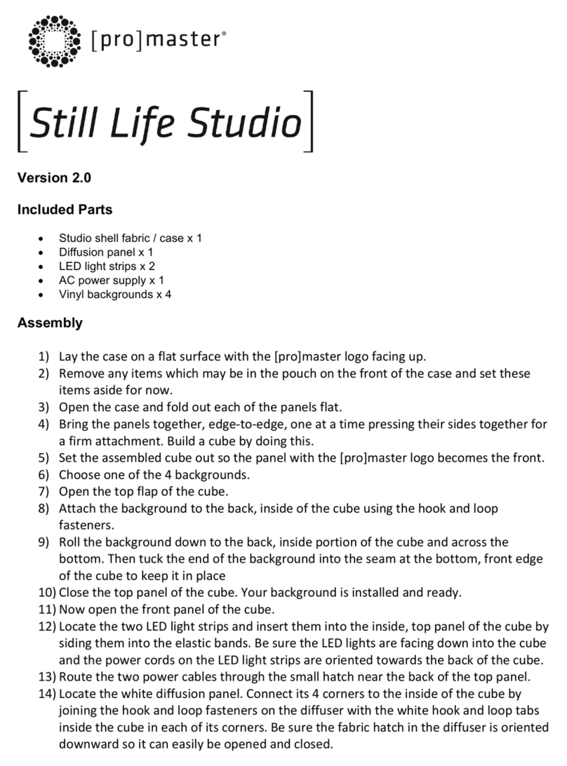 pro master Still Life studio 2.0 instructions pro master Still Life studio 2.0 instructions