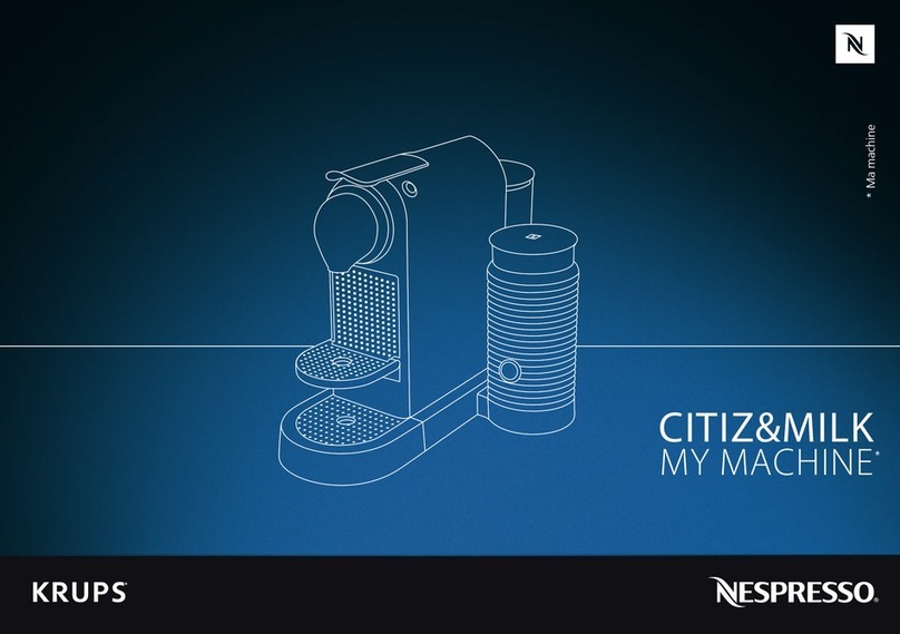 Krups Nespresso CITIZ & MILK XN761 Series User manual
