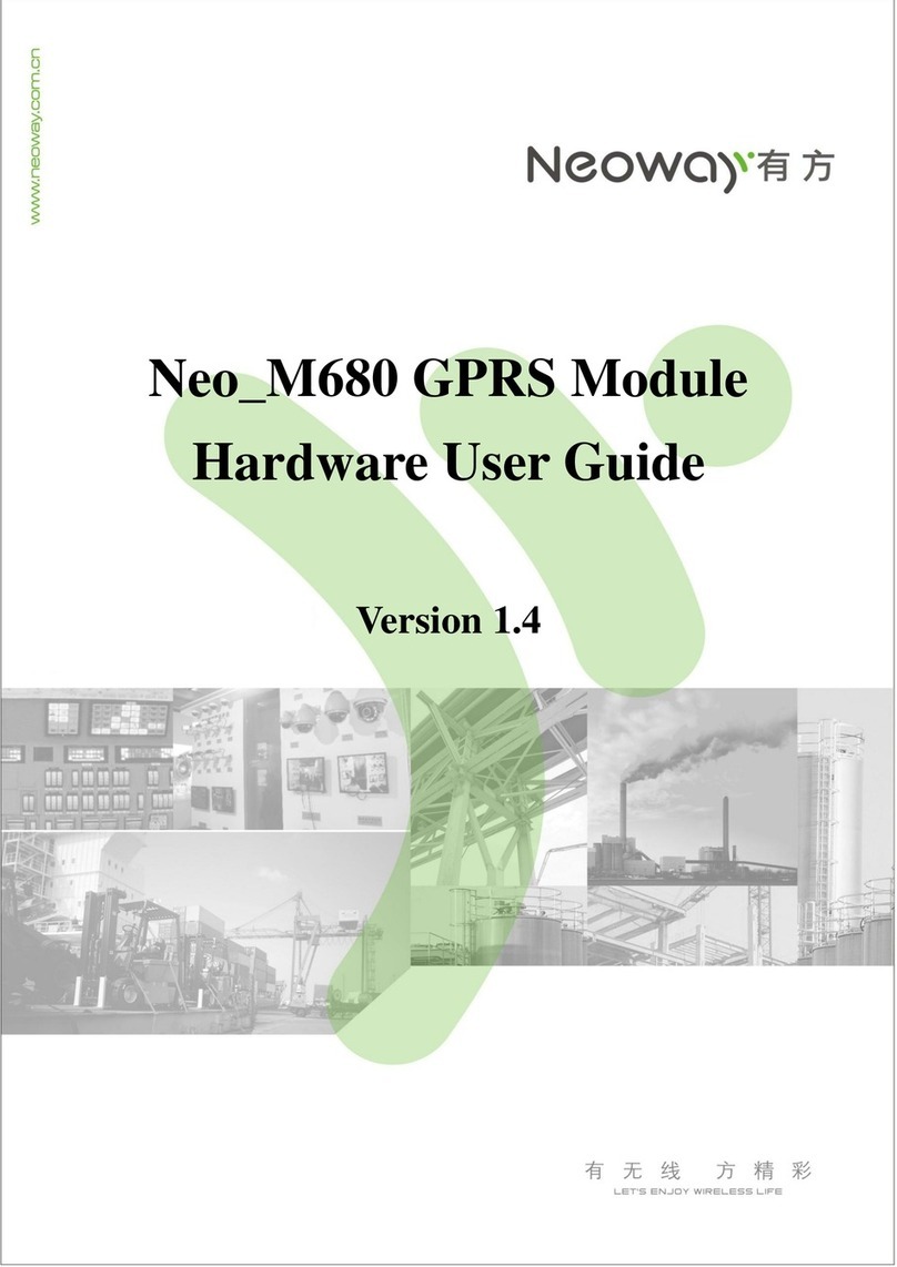 Neoway Neo_M680 Installation manual