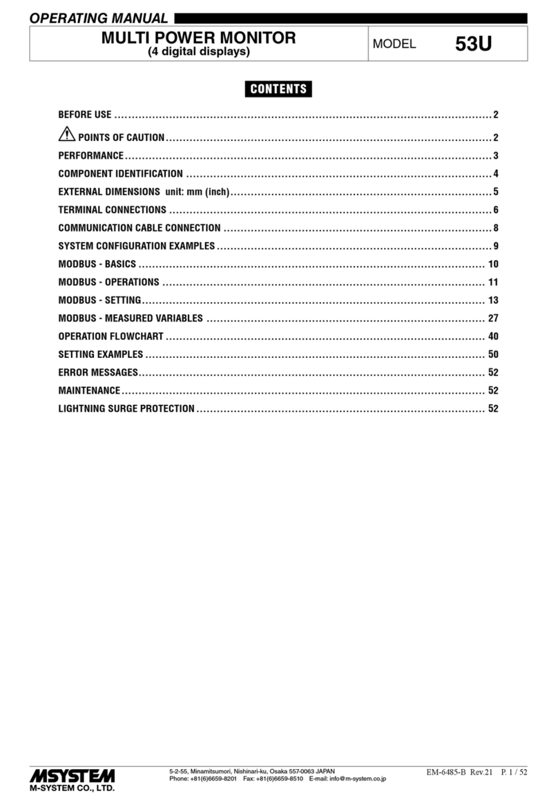 M-system 53U User manual