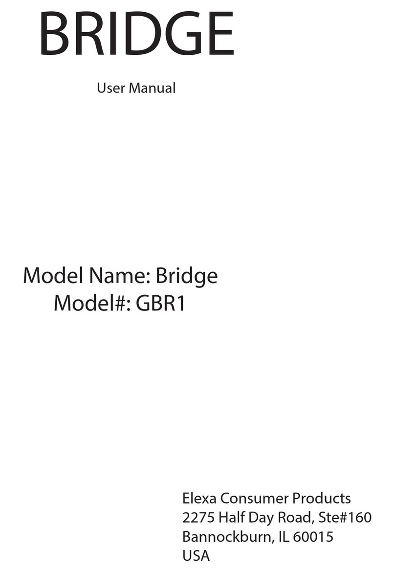Elexa Consumer Products Guardian Bridge GBR1 user manual Elexa Consumer Products Guardian Bridge GBR1 user manual