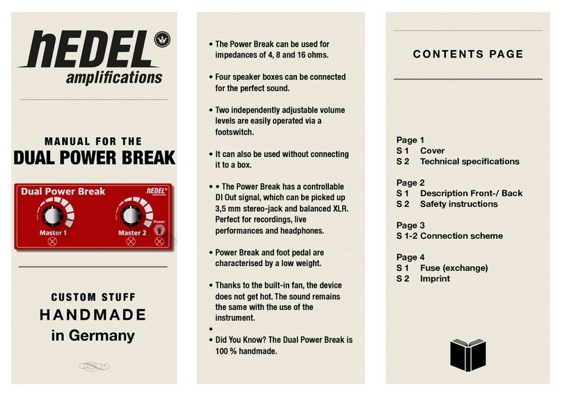 hEDEL DUAL POWER BREAK manual