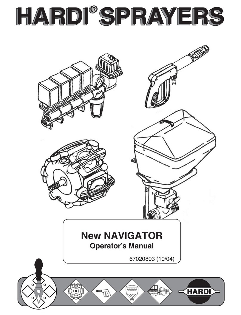 Hardi New NAVIGATOR 1100 User manual