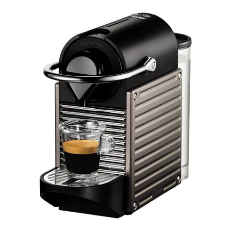 Krups NESPRESSO PIXIE XN304 Series User manual